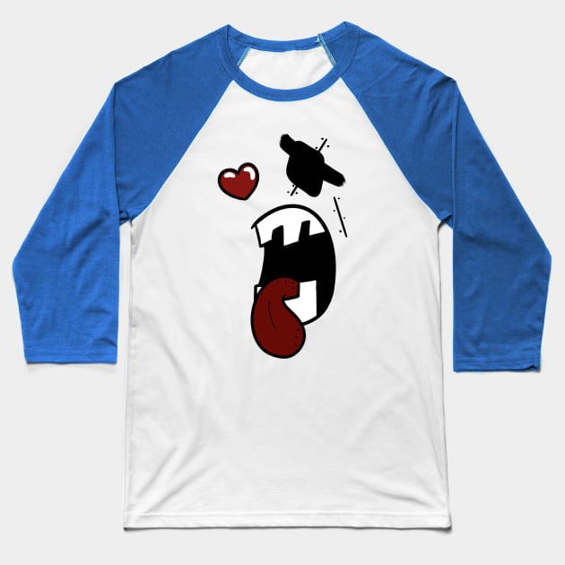 Cool pirate in love face Baseball T-Shirt by AshStore